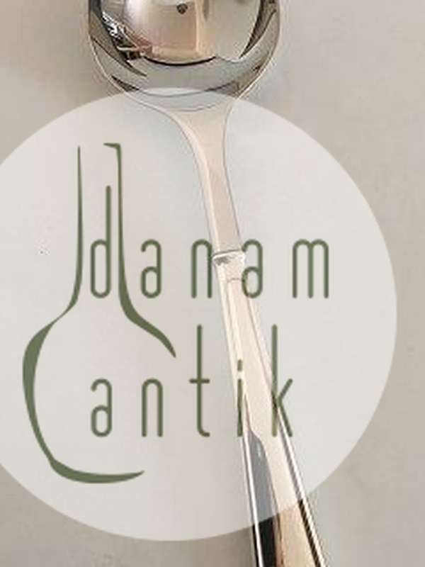 Georg Jensen Koppel Sterling Sølv Serveringsdel med Stålmontage