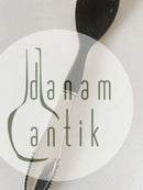 Georg Jensen Sterling Sølv Kugle Serveringsske med Horn.