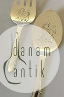 Georg Jensen Sterling Sølv Kugle Fiske Serveringssæt No 231