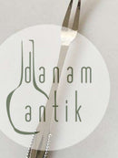 Georg Jensen Sterling Silver Beaded Cold Meat Fork No 144