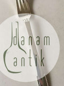 Georg Jensen Sterling Sølv Kugle Frokostgaffel No 022