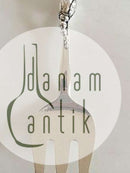 Georg Jensen Sterling Sølv Magnolia No 84 Fiske Serveringsgaffel