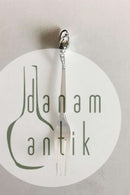 Georg Jensen Sterling Sølv Kødgaffel med tre tænder Magnolia No 84