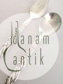 Georg Jensen Sterling Sølv Ornamental Salat Sæt No 136