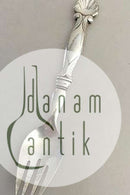 Georg Jensen Sterling Sølv Ornamental Serveringsgaffel No 102