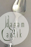 Georg Jensen Sterling Sølv Ornamental Serveringsgaffel No 83