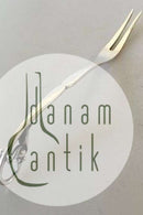 Georg Jensen Sterling Silver Ornamental Cold Meat Fork No 21