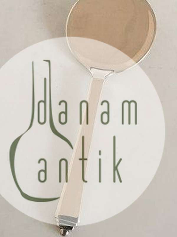 Georg Jensen Sterling Sølv Pyramide Canapé Spade No 207