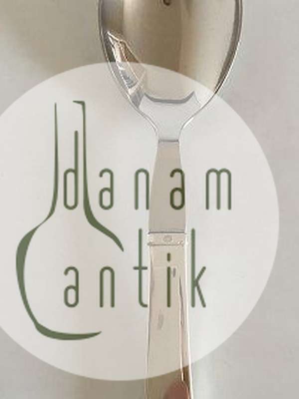 Georg Jensen Pyramide Serveringske i Sterling Sølv og Rustfrit Stål No 102