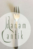 Georg Jensen Sterling Sølv Pyramide Kagegaffel No 043