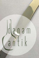 Georg Jensen Sterling Silber Pyramide Mittagessen Messer Nr. 023