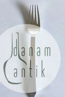 Georg Jensen Pyramide Sterling Sølv Middagsgaffel No 012