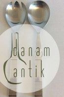 ジョージ ジェンセン スターリングシルバー レリーフ サラダセット No 132