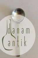 Georg Jensen Sterling Sølv Relief Bouillon Ske No 23