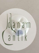 Royal Copenhagen Porcelænsknap med Håndmalet Blomstermotiv