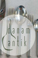 Georg Jensen "Pyramide" Sterlingsilber-Besteck für 12 Personen, 60-teilig