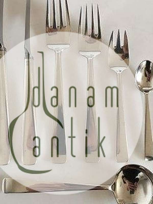 Georg Jensen Sterling Silber Margrethe Besteck Set für 6 Personen 40 Teile