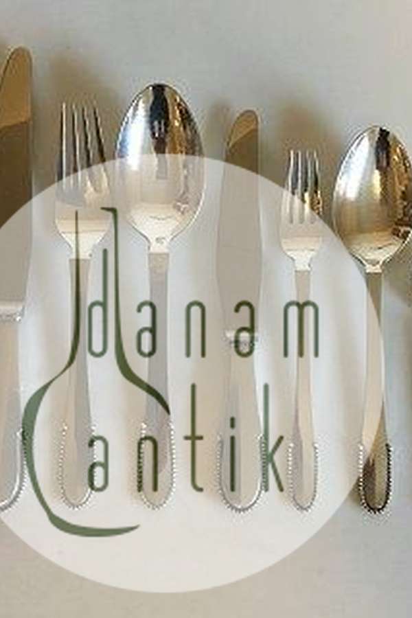 Georg Jensen Sterling Silber Kugelbesteck für 12 Personen, 84 Teile