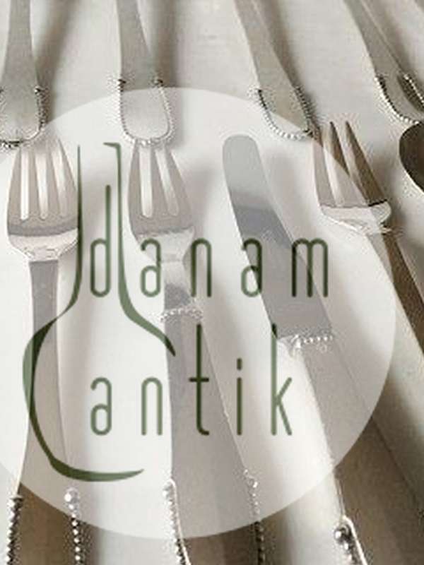 Georg Jensen Sterling Silber Kugelbesteck Set für 4 Pers. 56 Exemplare.