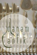 Georg Jensen Sterling sølv Fiskebestik model 55. Sæt til 12 personer med tilhørende serveringssæt