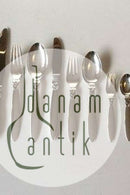 Georg Jensen Kaktus Sterling Sølv Spise og Frokost Bestik Sæt 96 dele