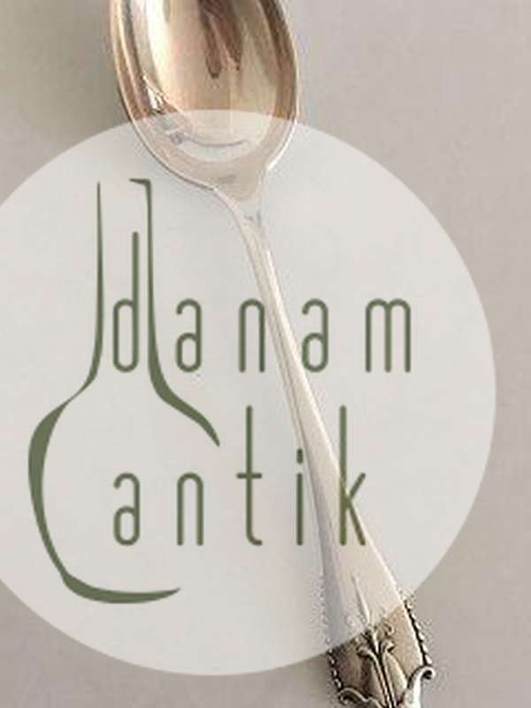 Georg Jensen Akkeleje Sterling Sølv Dessertske No 021