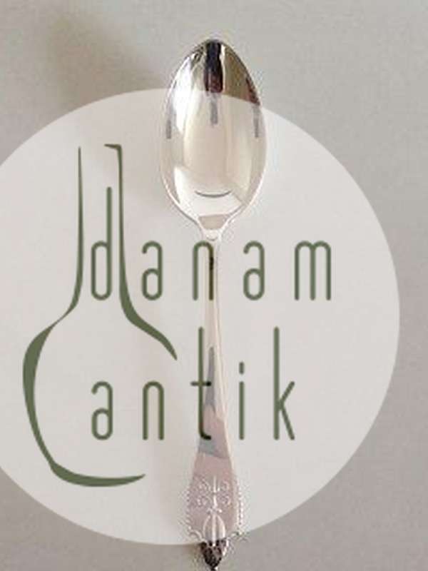 Georg Jensen Akkeleje Sterling Sølv Spiseske No 001