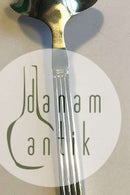 Georg Jensen Sterling Sølv Bernadotte Sovseske med stål No 154