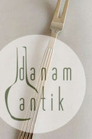 Georg Jensen Sterling Sølv 'Bernadotte' kødgaffel No 143