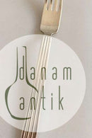 Georg Jensen Sterling Sølv 'Bernadotte' Frokostgaffel No 022