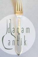 Georg Jensen Antik Sterlingsilber-Mittagsgabel Nr. 022