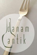 Georg Jensen Sterling Sølv Blok Kagegaffel No 043