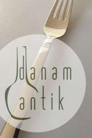 Georg Jensen Sterling Sølv Blok  Spisegaffel No 012