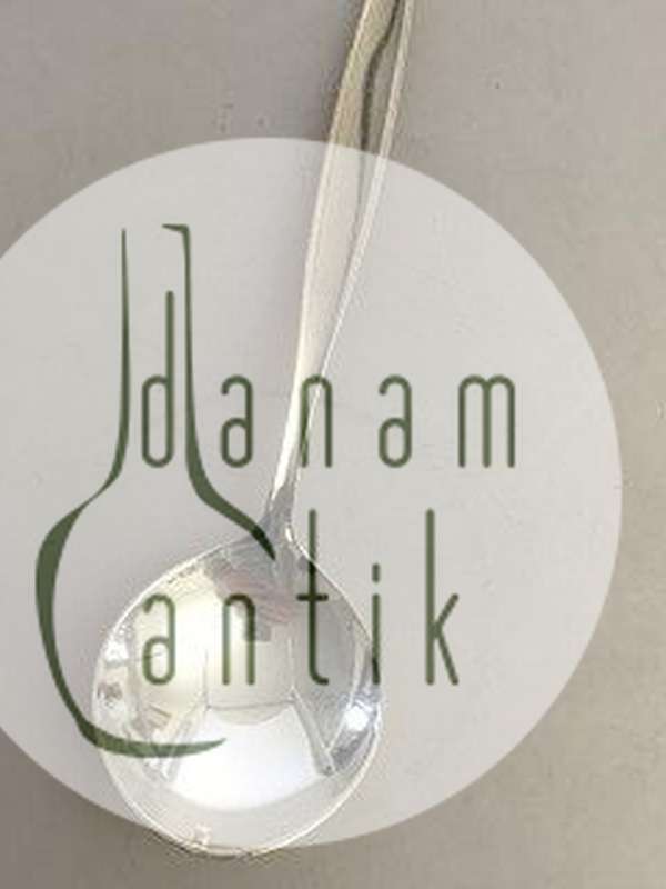 Georg Jensen Sterling Sølv Cypres Syltetøj/bouillonske No 163