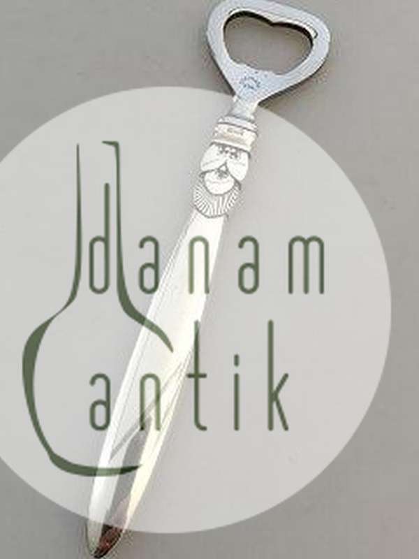 Georg Jensen Cactus Sterling Silver Bottle Opener Long Handle  No 272