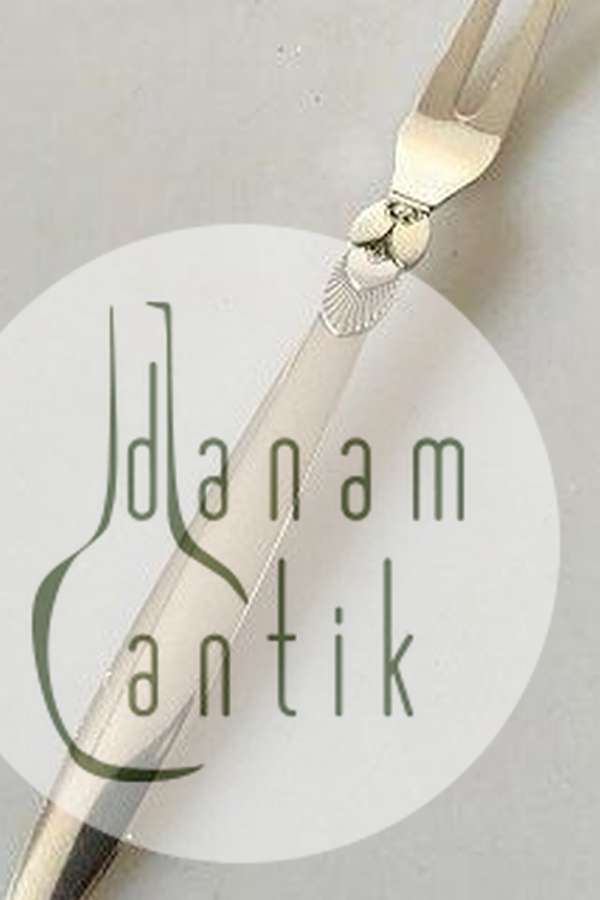 Georg Jensen Sterling Sølv Kaktus Pålægsgaffel No 144