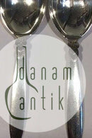 Georg Jensen Cactus Sterling Silver Potato Serving spoon and fork No 113 and 114