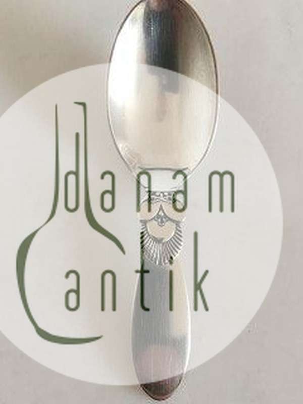 Georg Jensen Sterling Sølv Kaktus Babyske No 091