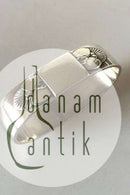 Georg Jensen Sterling Sølv Kaktus Servietring No 81B