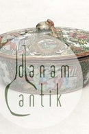 Kinesisk canton porcelæn (gold & green) terrin.