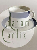 Rørstrand Blå Koka Kaffekop og Underkop