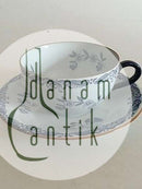 Rörstrand Earthenware East Indies Tea Cup and Saucer