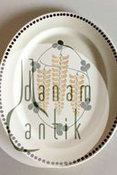 Aluminia Guldregn (Goldregen) Ovale Schale Nr. 10/213