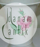 Meissen Porcelain Vase with Rose Design