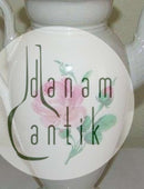 Meissen Porcelain Coffee Pot with Rose Design