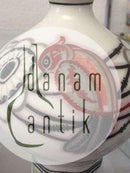 Sevres Art Deco Vase in Porcelain by Gensoli with bird motif from 1926