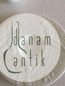 Bjørn Wiinblad for Rosenthal Hvid Espressokop med dekoreret underkop