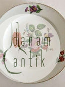 Meissen Spisetallerken med Blomsterdekoration