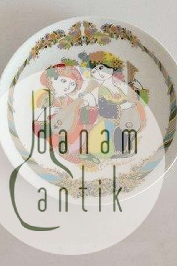 Bjorn Wiinblad Rosenthal Concertina Plate