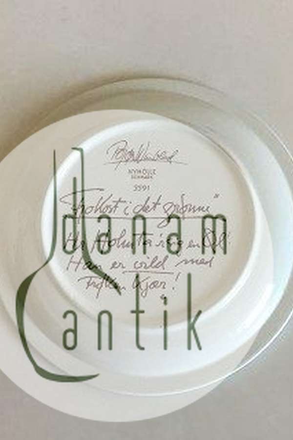 Bjorn Wiinblad, Nymolle Plate "The Luncheon on the Grass" No 3591